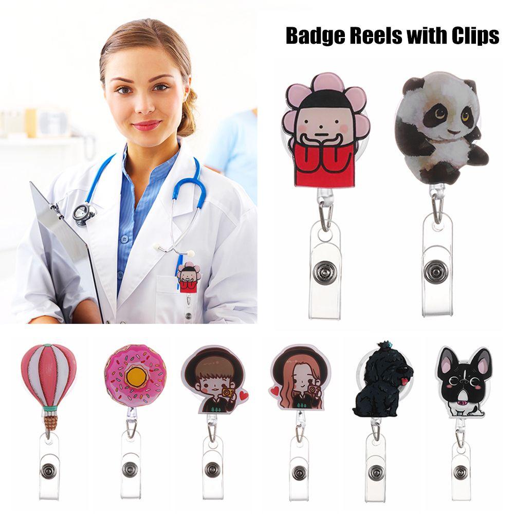 UUMIR Hộp Đựng Thẻ ID / Huy Hiệu Mini Tiện Dụng Cho Học Sinh / Y Tá / Bác Sĩ