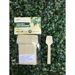 Muỗng thìa nhỏ 10.5cm túi 20 cái - kego