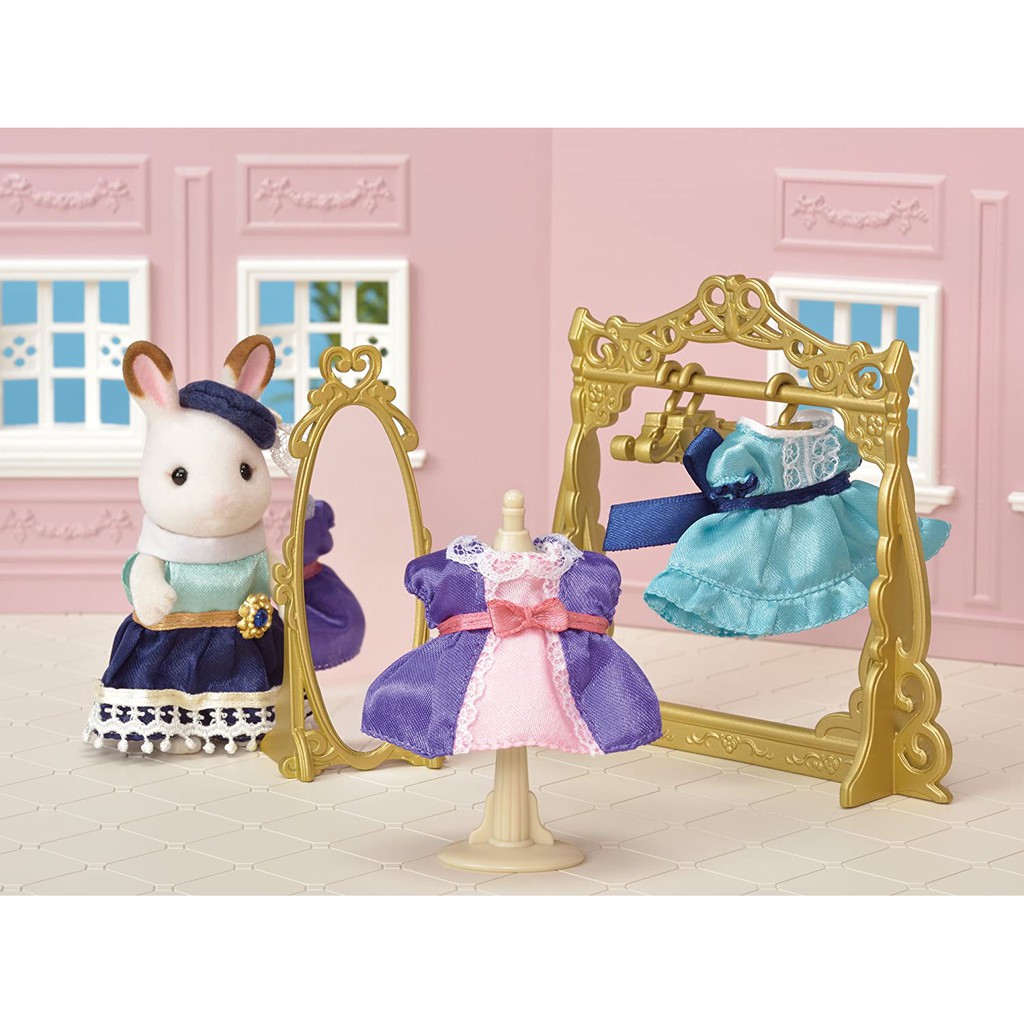 Sylvanian Families Town Cửa Hàng Quần Áo Thời Trang Boutique Fashion Set