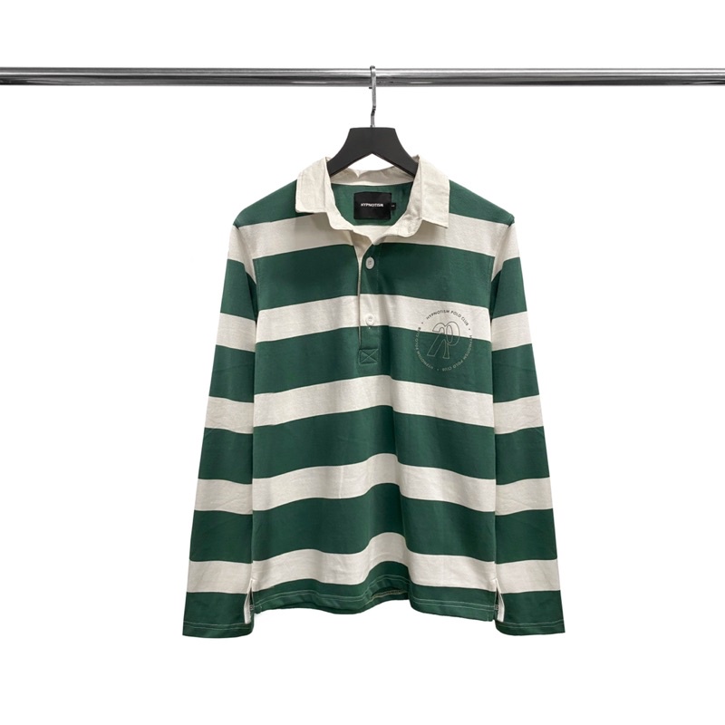 ÁO POLO TAY DÀI HOẠ TIẾT SỌC UNISEX “HYPNOTISM”