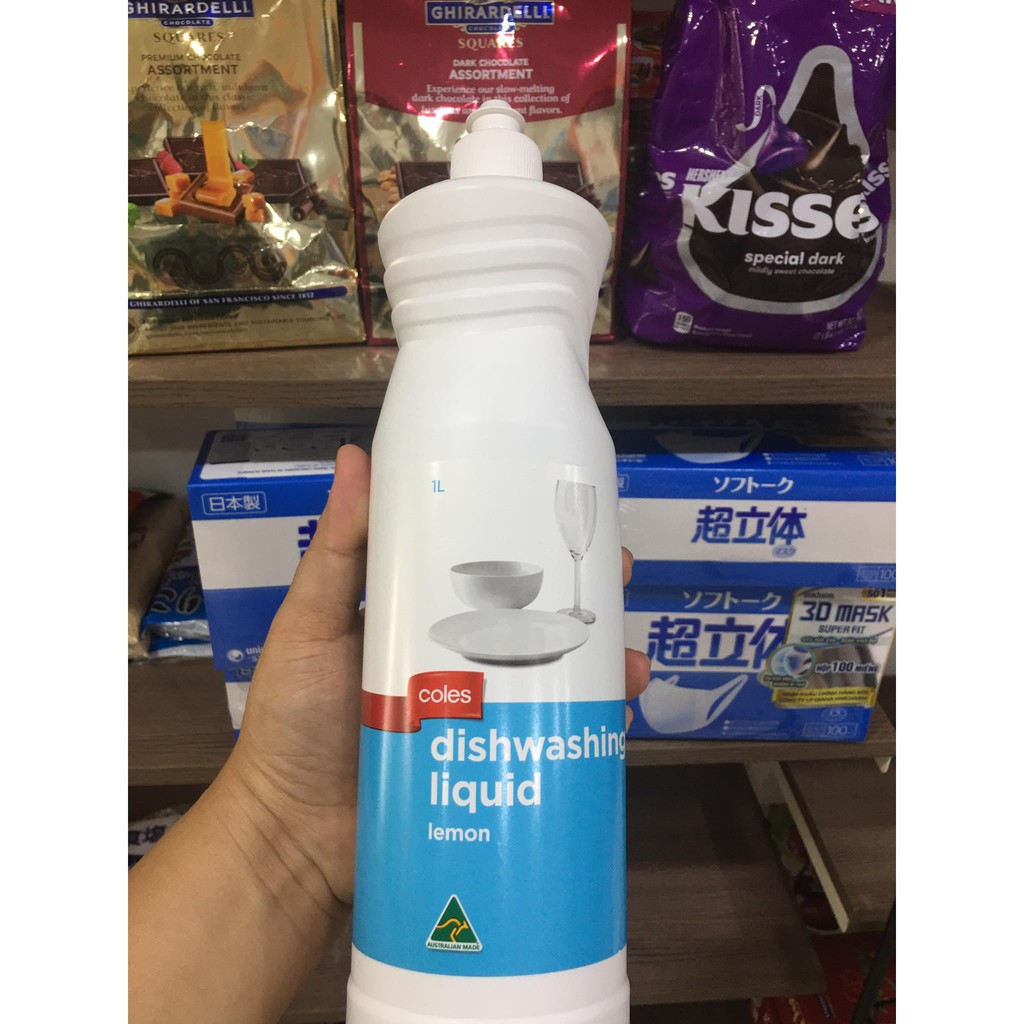 Nước rửa chén Coles 1 lít của Úc