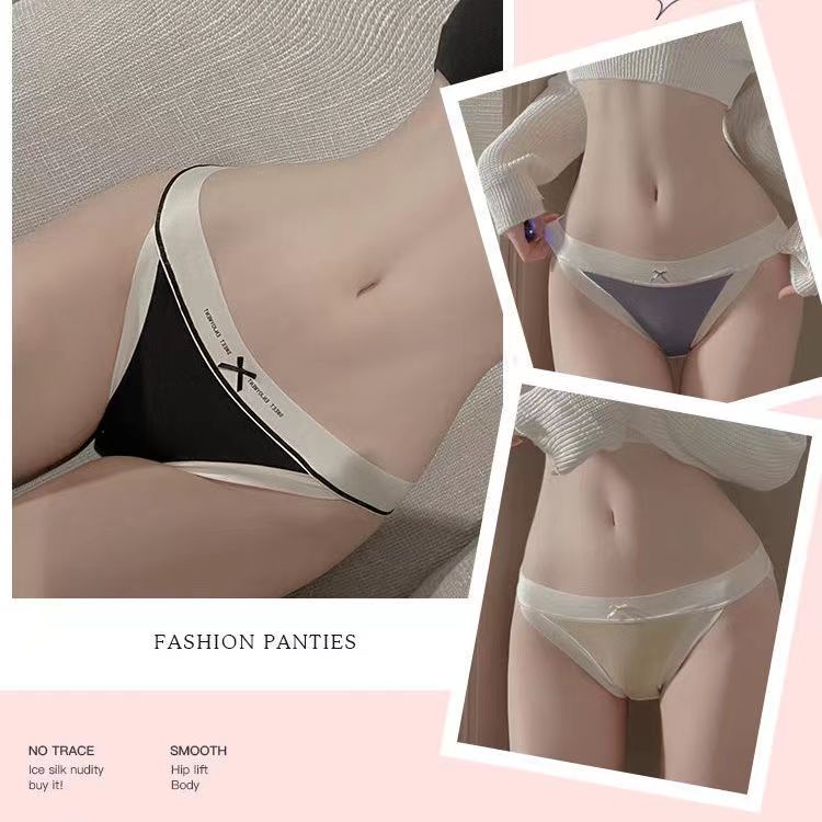 111219 Quần Lót Cotton Không Đường May Thoáng Khí Cho Nữ