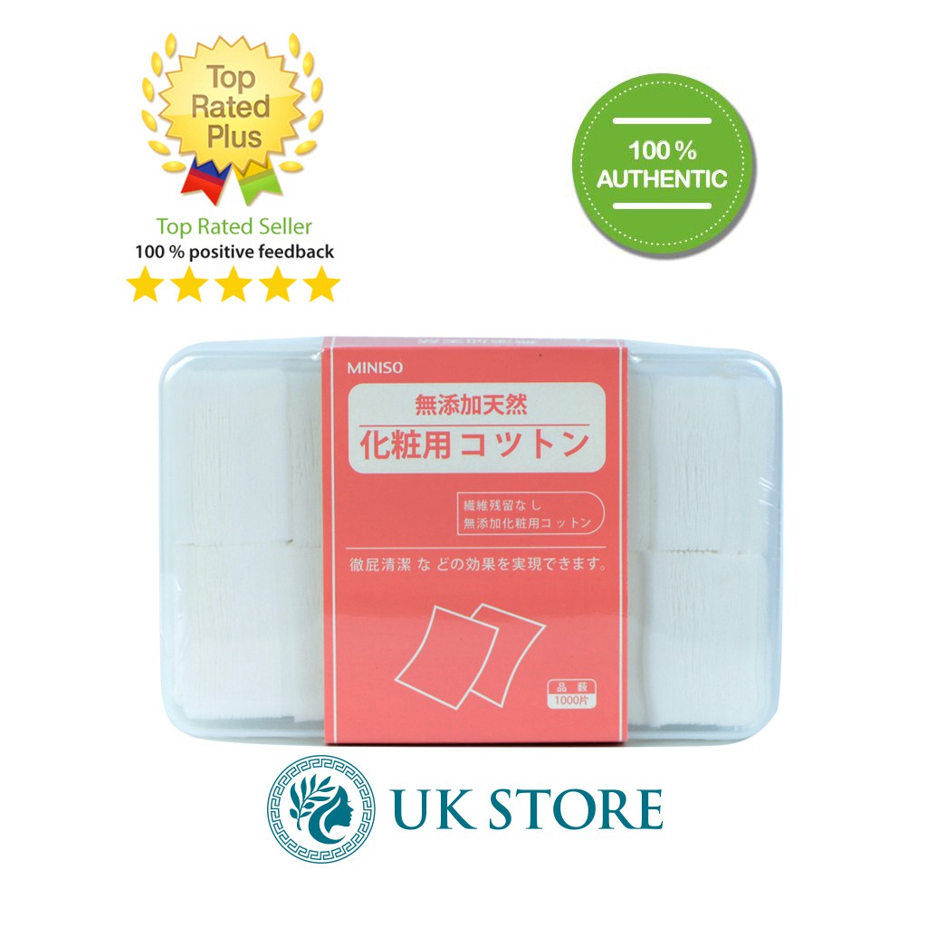 BÔNG TẨY TRANG MINISO 1000 MIẾNG