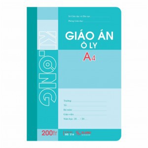 Vở giáo án ô ly - 200 trang; Ms 314 (N5)