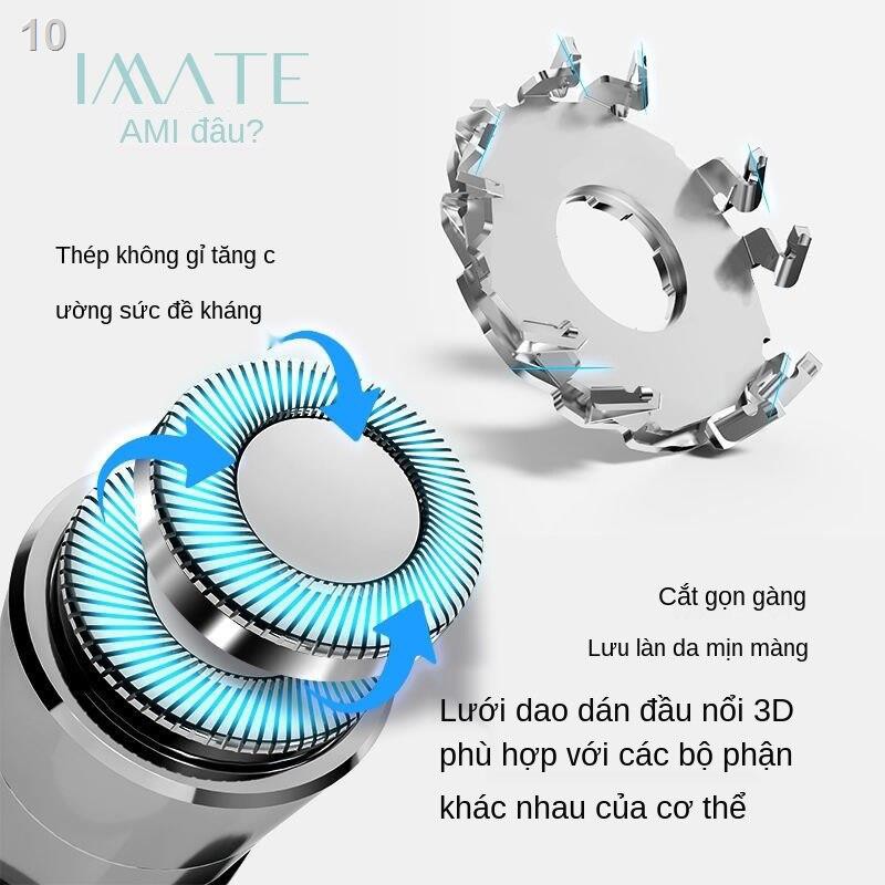 ●❃Imate Electric Mini Hair Removal Apparatus Tông đơ cắt bộ phận vùng kín để loại bỏ lông nách và Dao cạo cho phụ