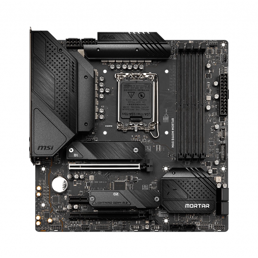 Mainboard MSI MAG B660M MORTAR DDR4 (4 khe RAM, Chipset Intel B660, Kích thước M-ATX, LGA 1700)