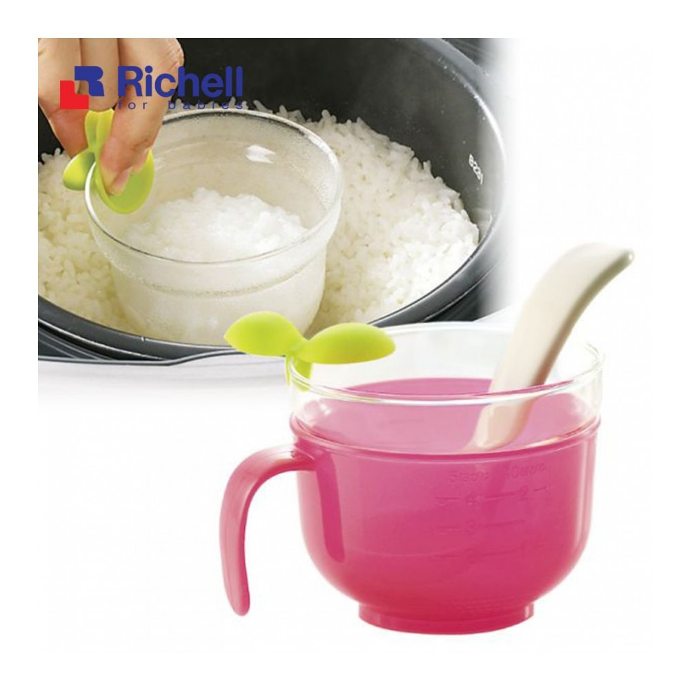 Richell- Bộ nấu cháo, cơm nát trong nồi cơm điện RC41850