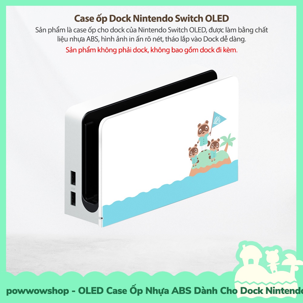 [Sẵn VN - Hỏa Tốc] OLED Case Ốp Dành Cho Dock Của Nintendo Switch Oled Mẫu Game, Anime &amp; Manga