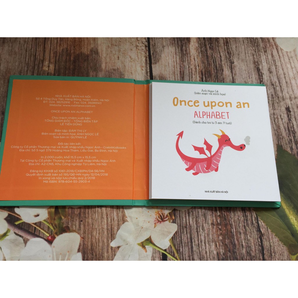 Sách - Once upon an ALPHABET (Bảng chữ cái) Gigabook