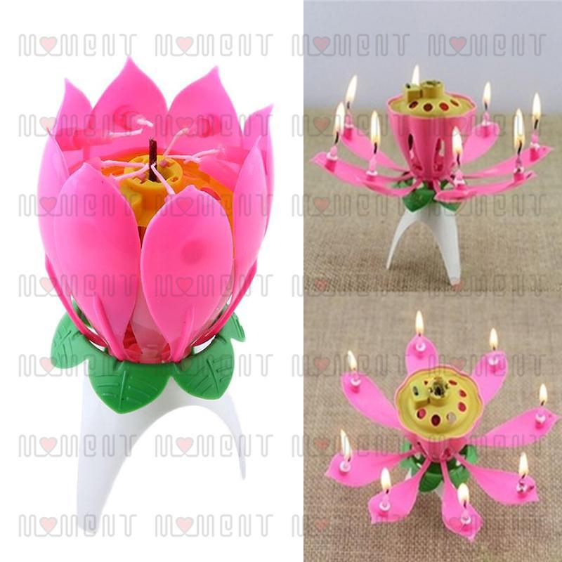 Nến hoa sen phát nhạc