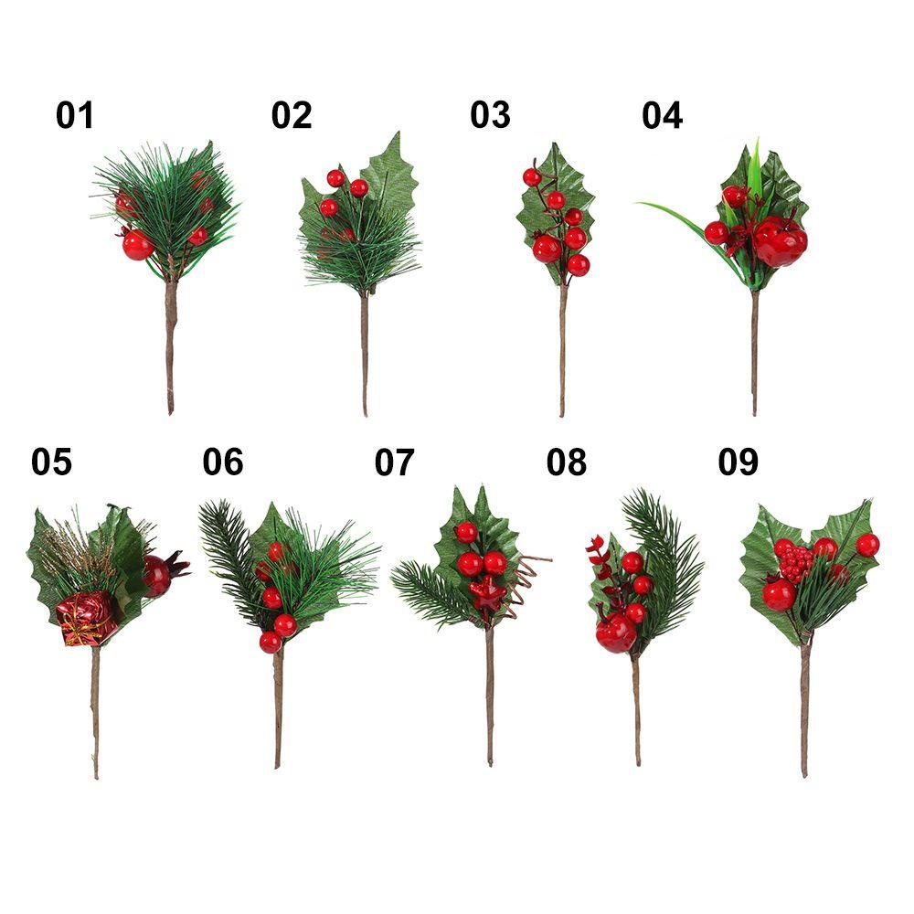 KUNHEV Hoa Mẫu Đơn Nhân Tạo Màu Đỏ Trang Trí Giáng Sinh DIY