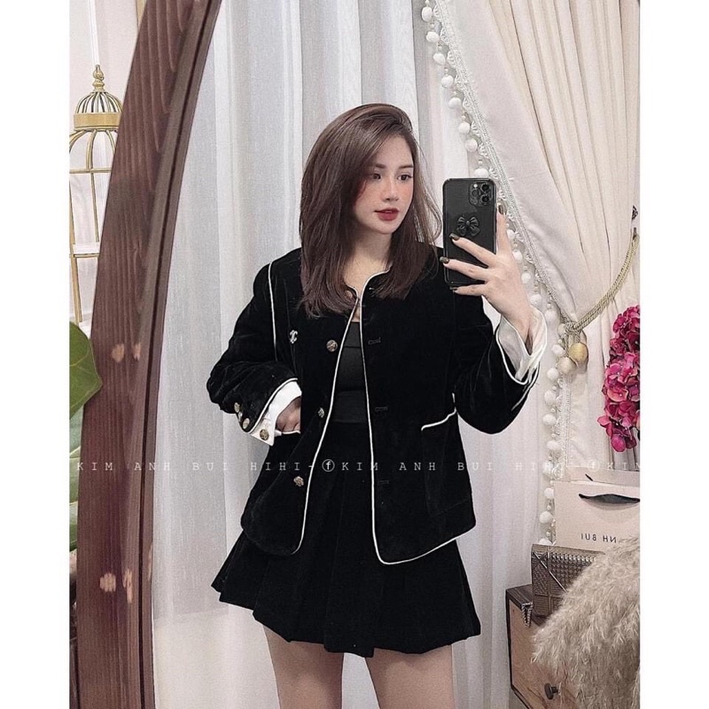 áo nhung khuy khâu | BigBuy360 - bigbuy360.vn