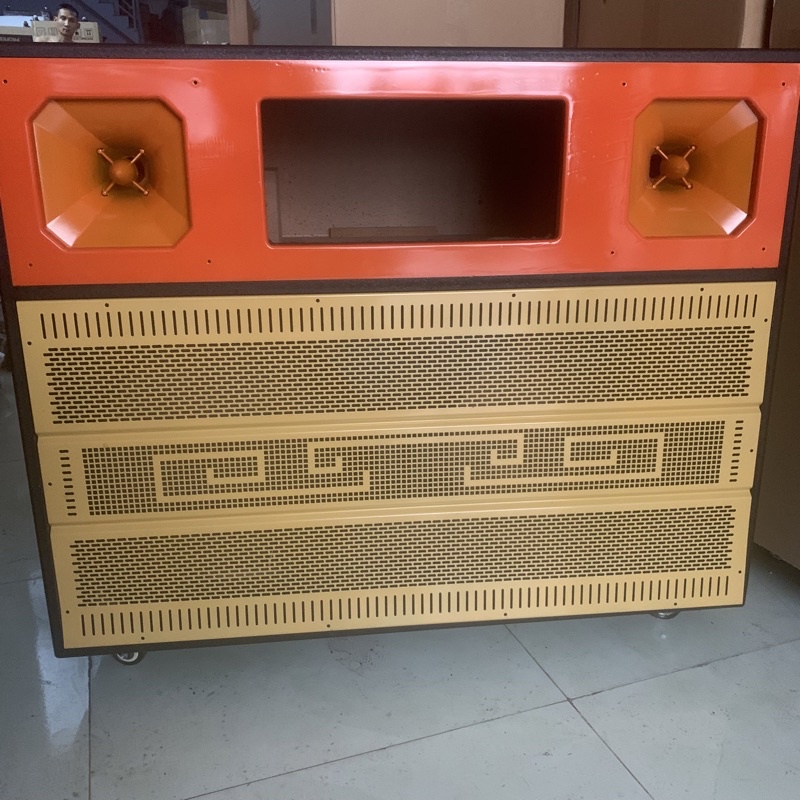 Vỏ loa kéo 2 bass 40 2 treble