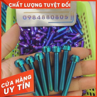 Ốc lốc máy Titan Gr5 Sirius FI full lốc 13 con