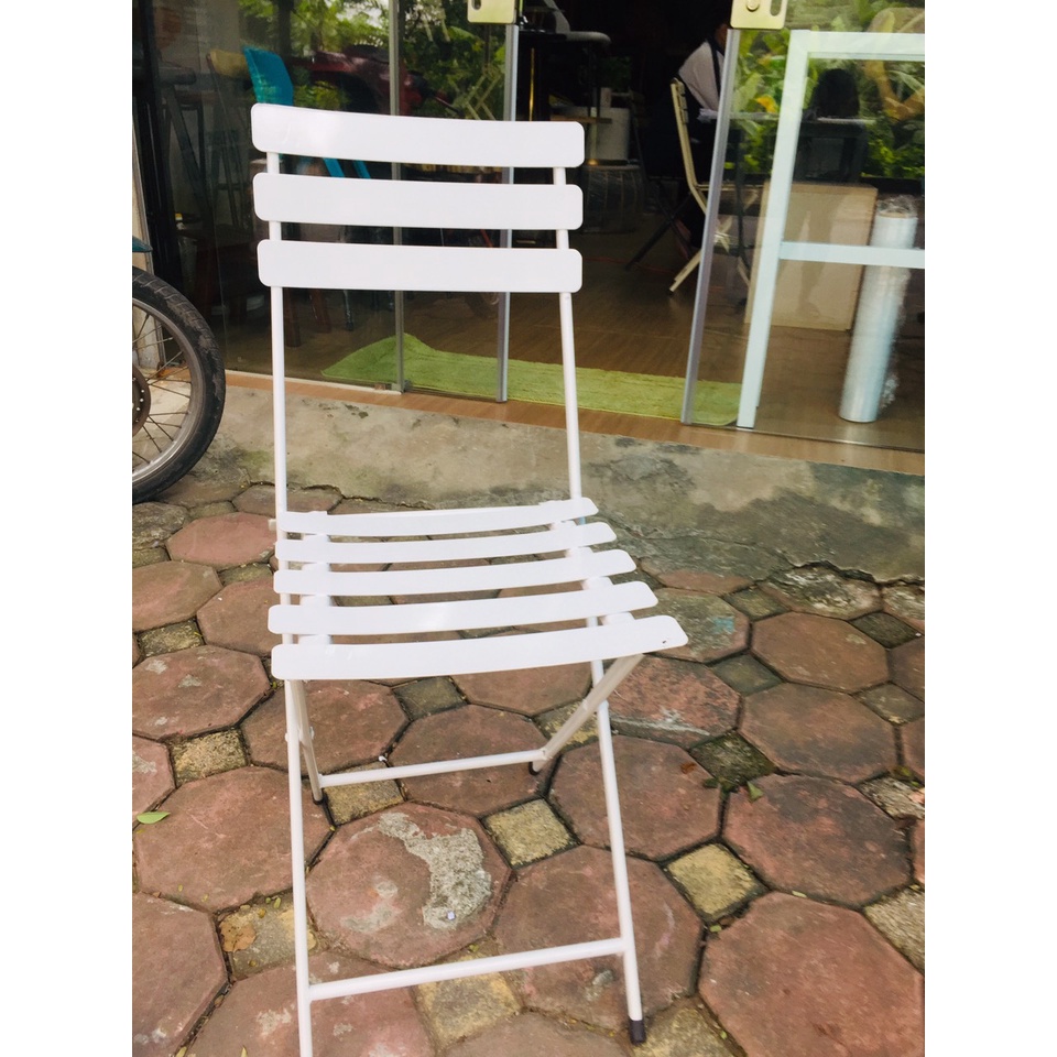 GHẾ CAFE SẮT GẤP GỌN- GHẾ NHÀ HÀNG-GHẾ TRÀ CHANH