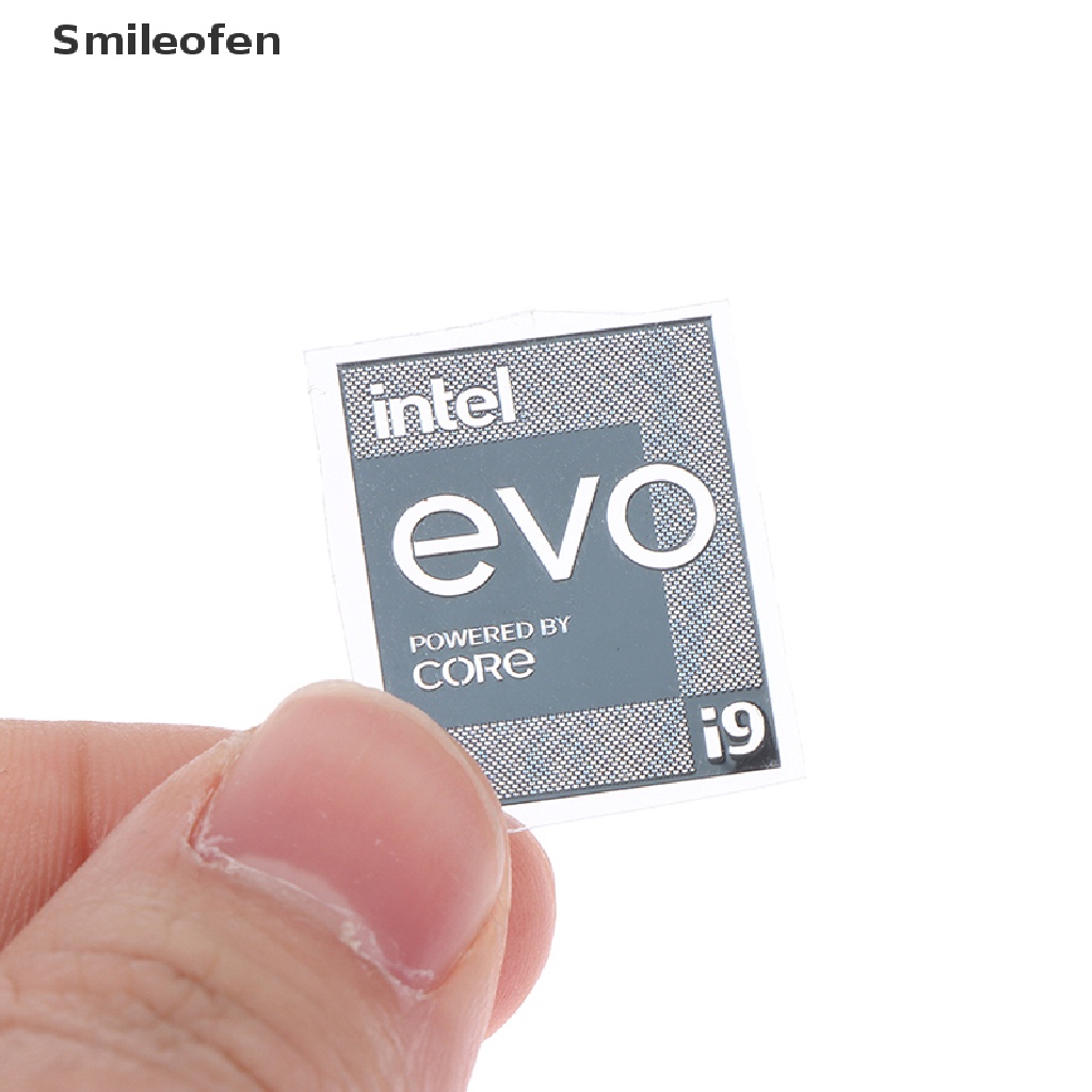 Sticker Kim Loại Dán Trang Trí Máy Tính Intel EVO CORE i9 i7 i5 i3 Thế Hệ 11