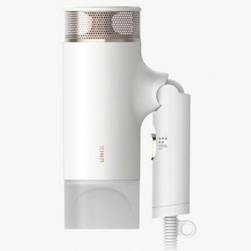 Máy sấy tóc I-on bảo vệ tóc Unix Metal Tea White Gold Hair Dryer UN-A1690