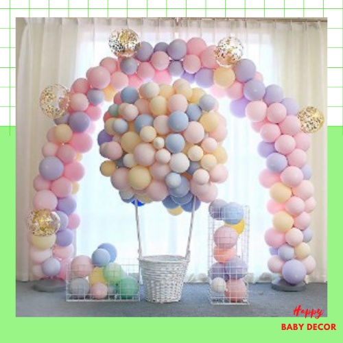 Set 10 bong bóng Pastel 10'' tự chọn màu hoặc đủ màu - Style Macaron tone nhạt