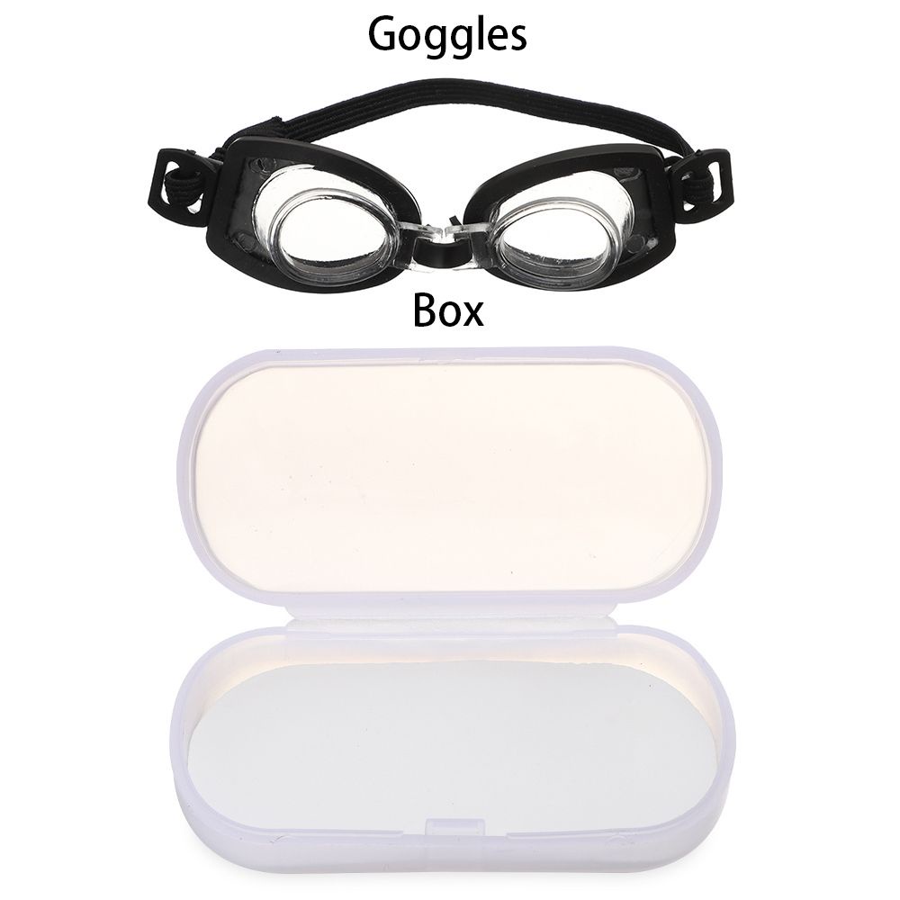 Kính bơi gọng nhựa màu đen phong cách thể thao sáng tạo cho búp bê tỉ lệ 1/6