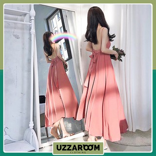 Đầm hở lưng Chic Bow Tie - Váy Ulzzang, váy hở lưng