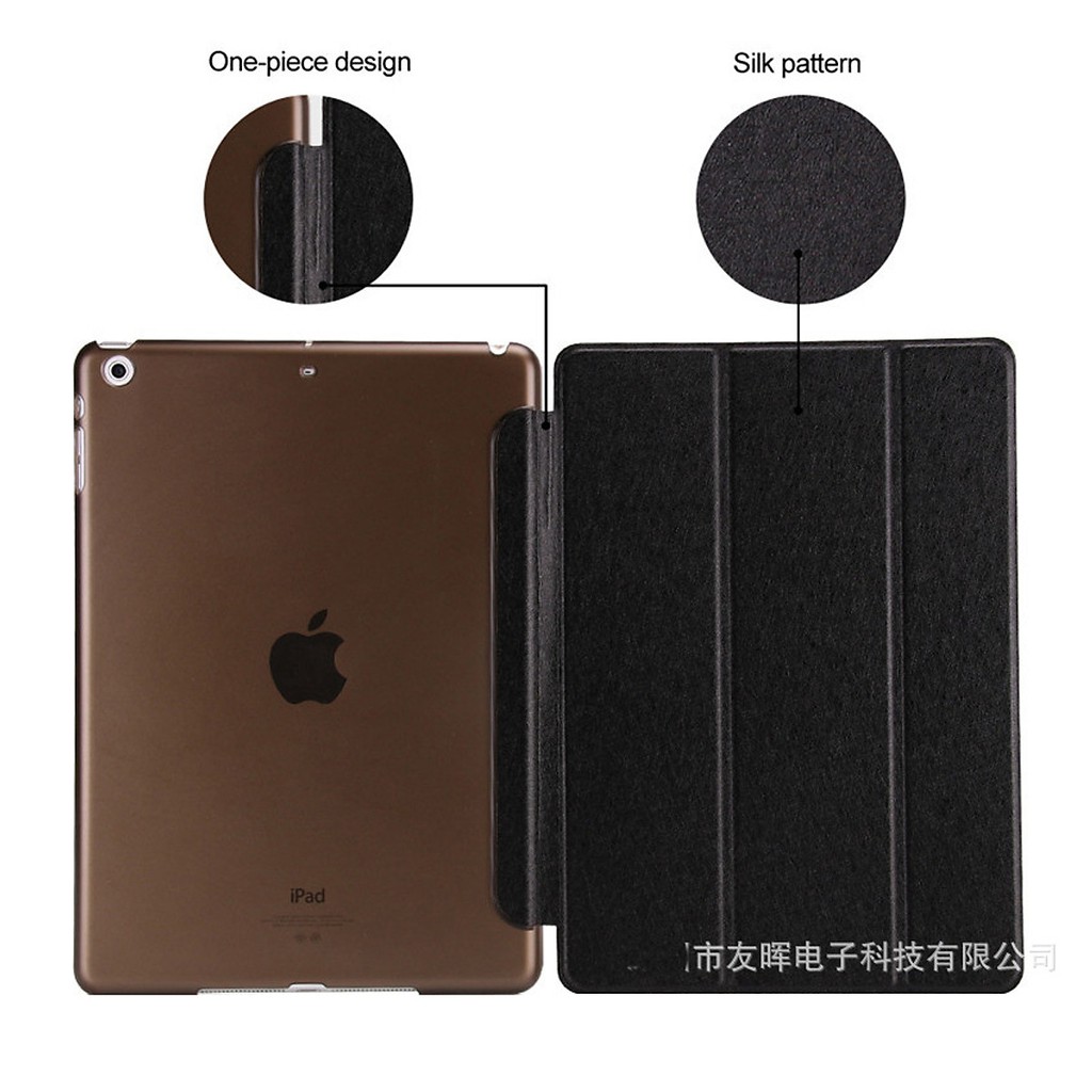 Bao Da Cover Cho Apple Ipad Mini 1 / Mini 2 / Mini 3 Hỗ Trợ Smart cover