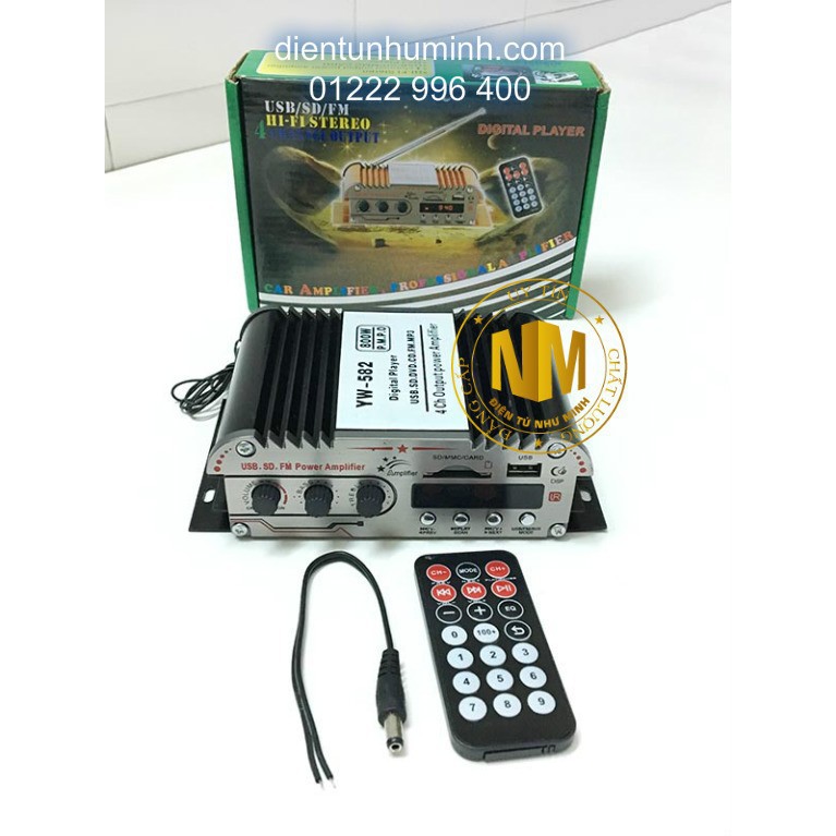 Ampli mini 12V khuếch đại Chế độ số YW-582
