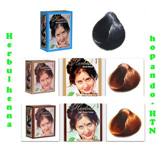 Bán lẻ Gói nhuộm tóc thảo dược phủ bạc - herbul henna