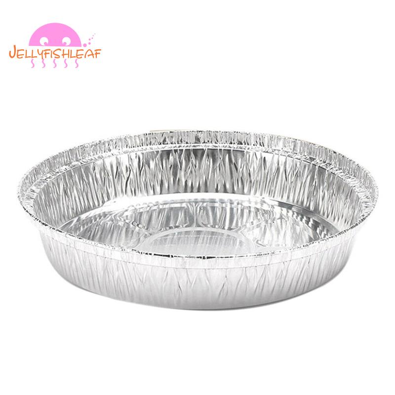 Set 50 khay nhôm tròn chống dính nướng BBQ nhiều kích thước