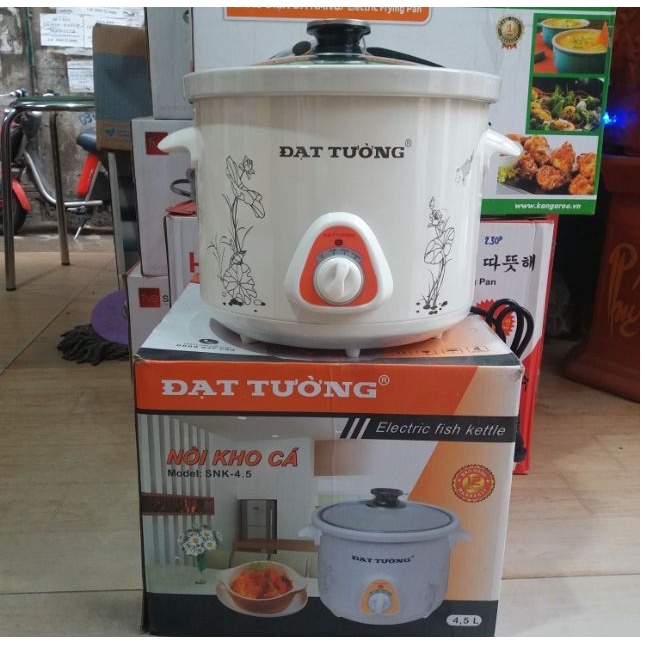 Nồi kho cá, hầm cháo đa năng bằng ceramic Đạt tường dung tích 2.5L