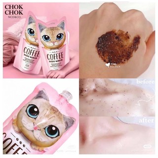 Tẩy tế bào chết toàn thân cà phê chok chok coffee body scrus 200g