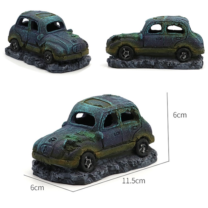 Tiểu Cảnh Bể Cá Mini Garden Mô Hình Nhà Tranh Cổ Trang Trang Trí Bể Cá Nhiều Mẫu Lựa Chọn Chất Liệu Nhựa Resin