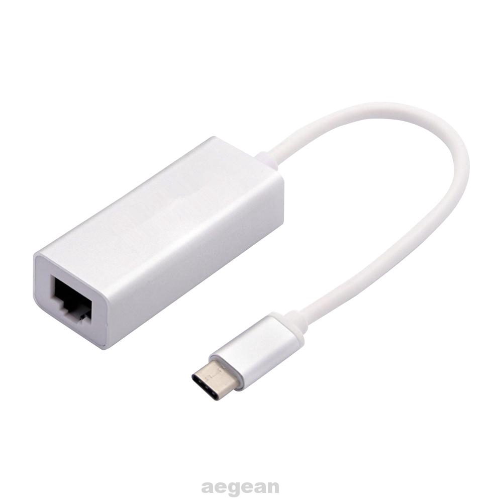 Accessories Aluminium Alloy Easy Operation External Professional Stable Wired For Computer Type-c To RJ45 Network Card | BigBuy360 - bigbuy360.vn