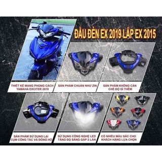 Bộ đầu đèn EX150 2019 cho EX150 đời cũ 2015 - 2018