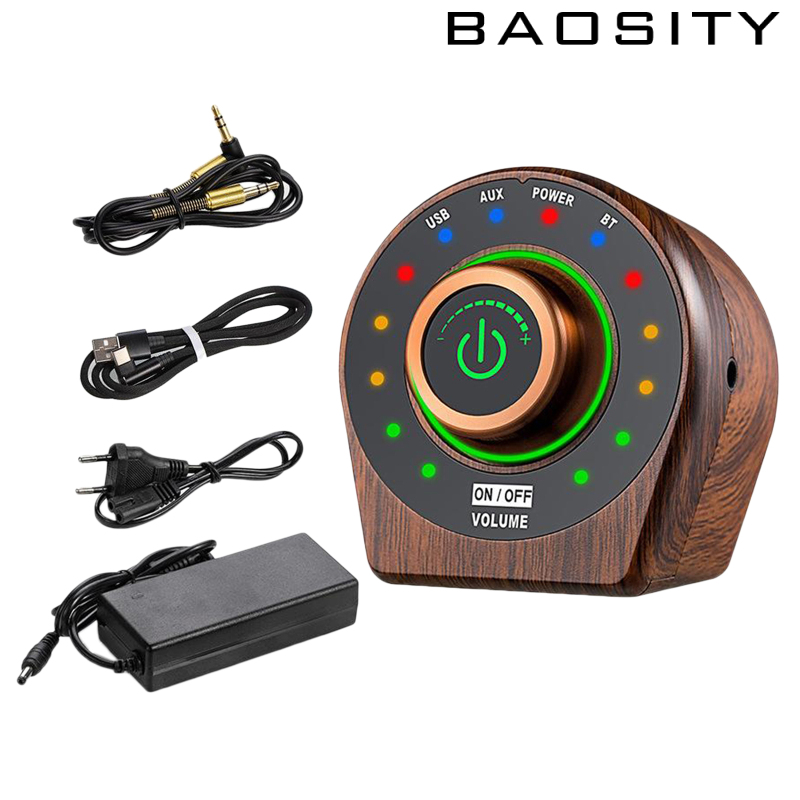 [BAOSITY]HiFi 100W Class D Bluetooth Power Amplifier Wood Grain