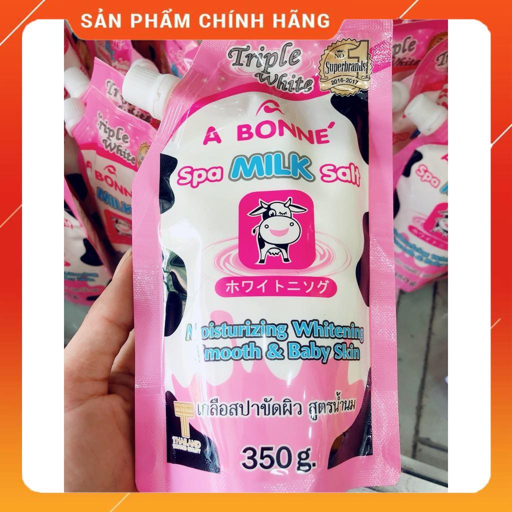 Muối tắm sữa bò tẩy tế bào chết A Bonne Spa Milk Salt Thái Lan 350gr