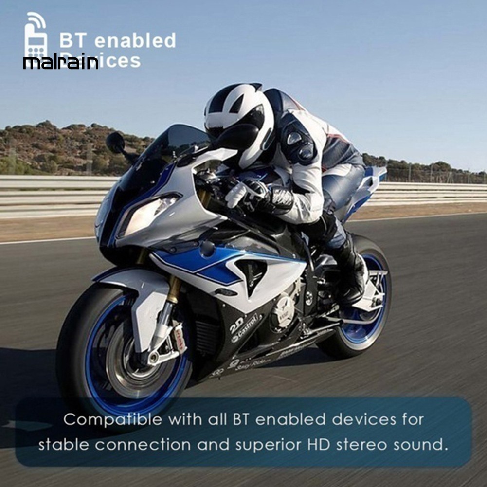 Tai Nghe Liên Lạc Bluetooth 4.1 Cho Mũ Bảo Hiểm Đi Xe Mô Tô