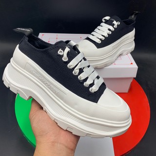 ⚡️[CỰC RẺ] Giày Sneaker MCQueennn đen NAM NỮ độn đế mới