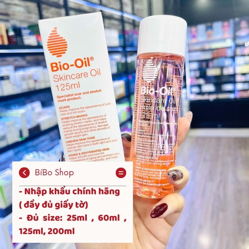 Dầu BIO OIL chăm sóc da, Tinh dầu Bio Oil hỗ trợ giảm rạn da mờ sẹo nuôi dưỡng da hiệu quả 60ml, 125ml, 200ml