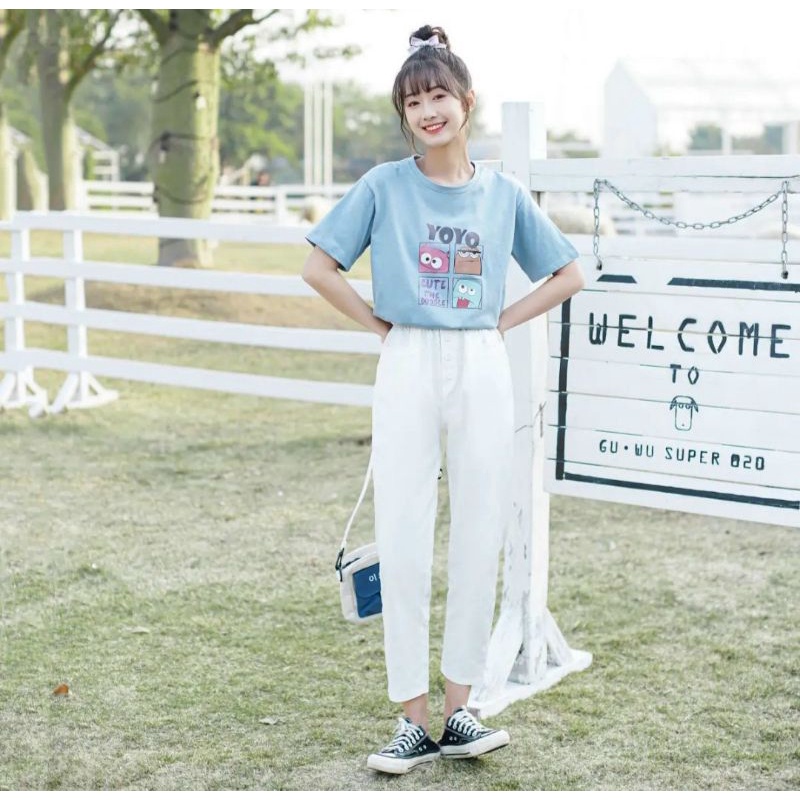 Áo thun nữ cộc tay cao cấp kiểu dáng trẻ trung chất cotton hàng đẹp giá tốt cực xinh