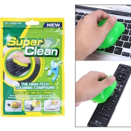 Slime Vệ Sinh Bàn Phím VikiTech Miếng Dẻo Dính Hút Bụi Làm Sạch Máy Tính Laptop Khe Cửa Kính Đa Năng