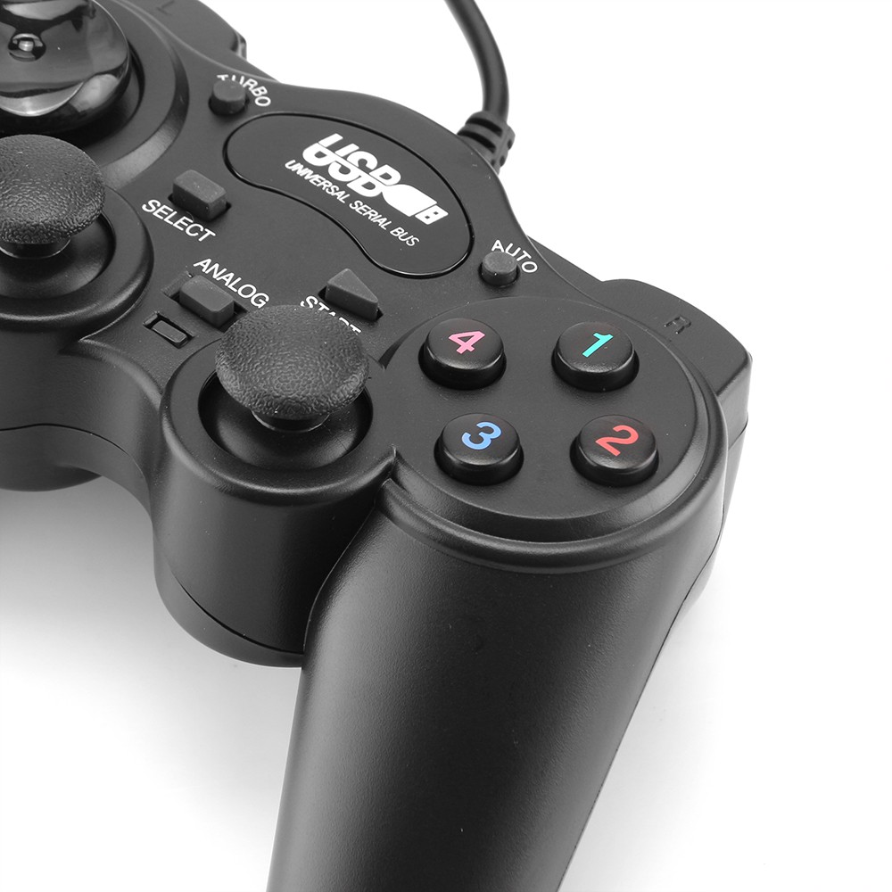 IN STOCK Wired USB 2.0 Gamepad Controller Joystick Joypad Super Double Vibration 850 for PC Laptop Computer or Win7/8/10 XP/For Vista