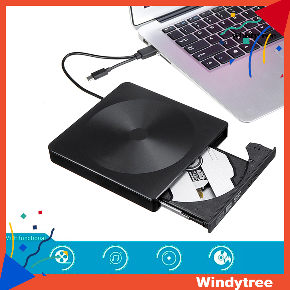 Ổ Đĩa Dvd Ngoài Usb 3.0 Loại C Di Động Cho Máy Tính / Laptop