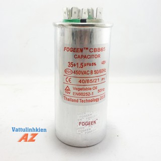 Tụ kép FOGEEN CBB65 35+1.5mF+5% ( Dùng cho điều hòa)