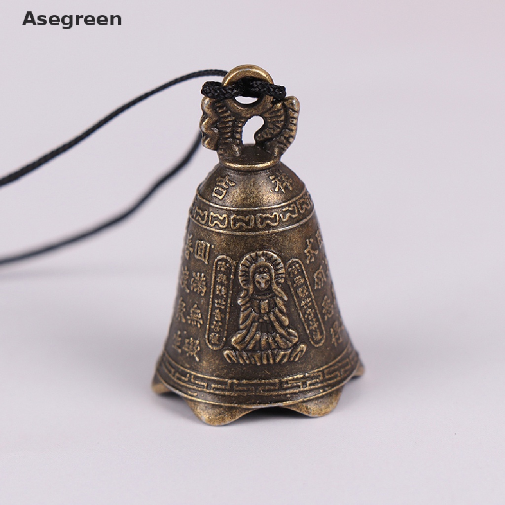 Chuông mini điêu khắc hình Phật Bà Quan Âm phong cách Trung Hoa