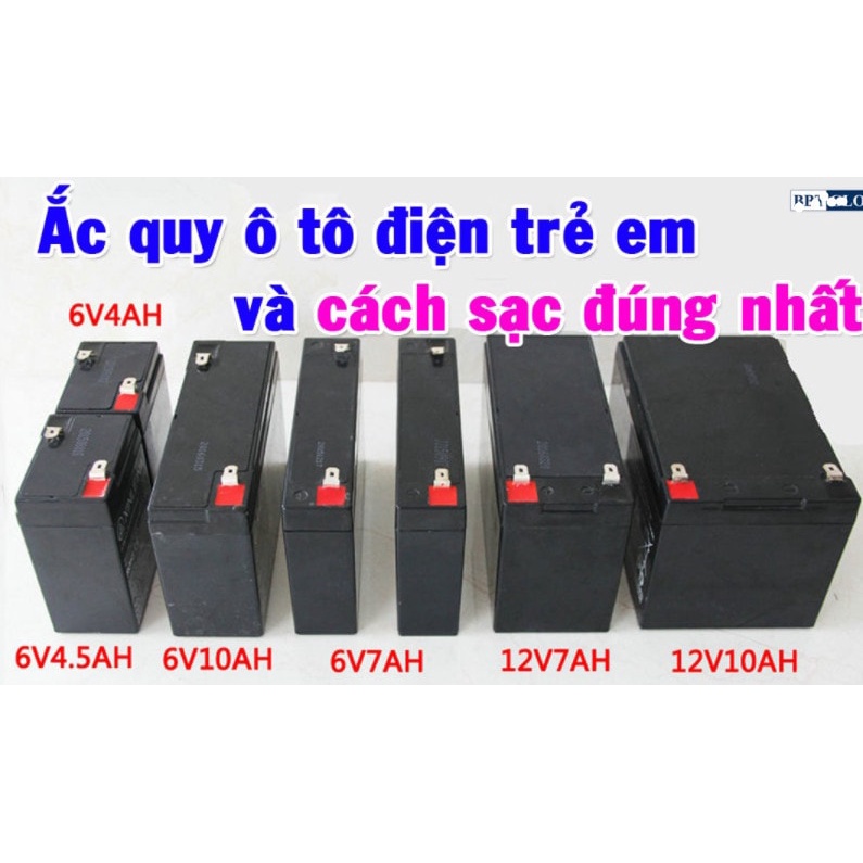 Bình Acquy - Ắc quy thay thế xe điện trẻ em