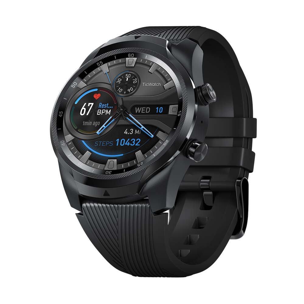 Đồng hồ thông minh Ticwatch Pro 4G LTE bản quốc tế Tiếng Việt chạy Wear OS mới chính hã