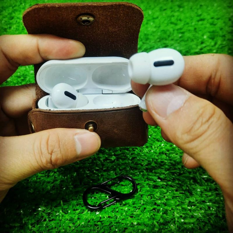 BAO DA AIRPOD PRO (DA THẬT) HANDMADE