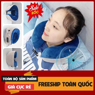 Gối Massage Chữ U, Gối Massage Cổ Vai Gáy Hồng Ngoại Đa Năng Chăm Sóc Sức Khỏe Cho Gia Đình Bạn