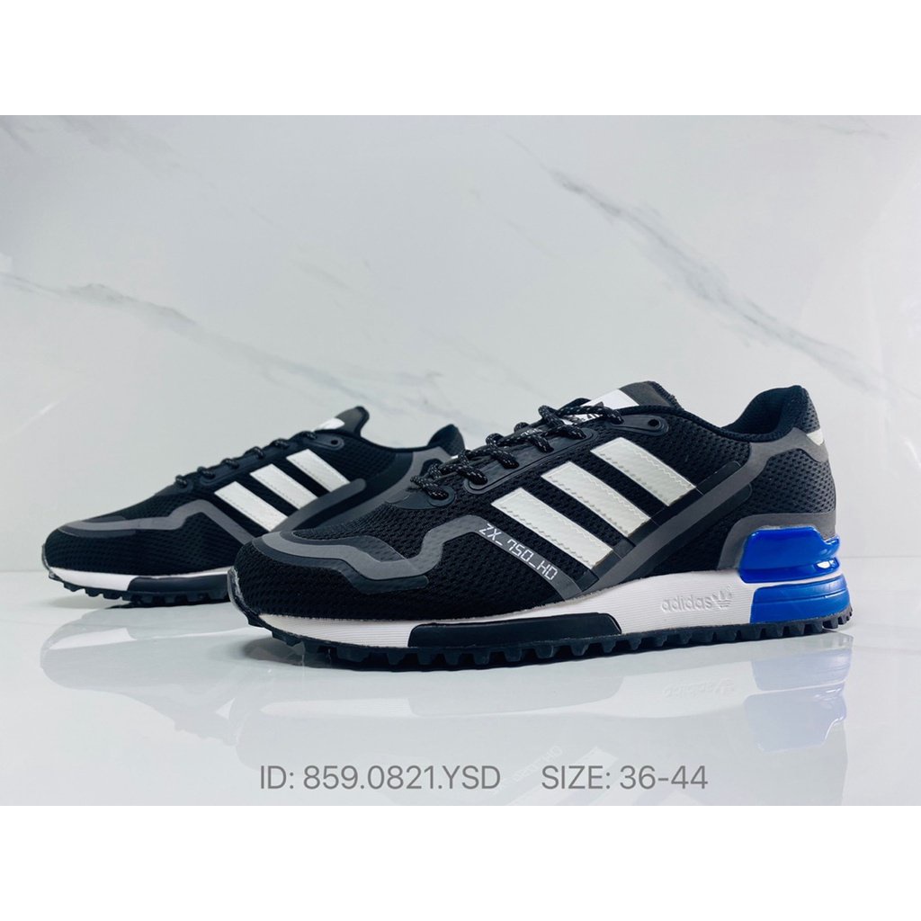 Adidas ZX750 HD"White Black/Sliver" Men Low Top Casual Shoes Limited Edition  Sneakers Comfortable Popullar Ready Stock Summer gxdo