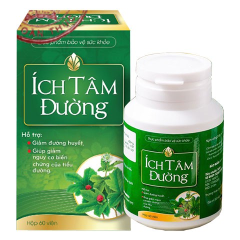 [Quầy Thuốc Bảo Lâm] - Ích Tâm Đường - Hỗ trợ điều trị tiểu đường (Hộp 60 viên) - [Hàng Chính Hãng]